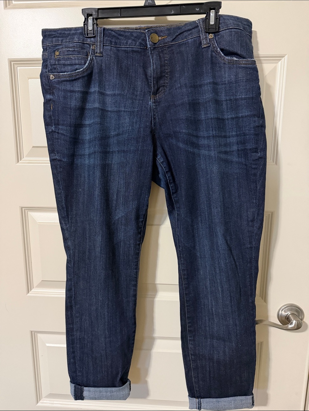 Kut from the Kloth Dark Blue Cropped Jeans